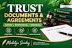 draft customized trust and estate planning documents