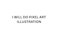 do pixel art illustration