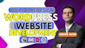 build a responsive wordpress ecommerce, website development with elementor pro