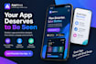 design a modern app promotion banner