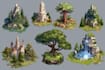 design amazing fantasy landscape