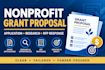 write a nonprofit grant proposal and grant application