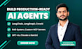 build ai agents, multi agent systems, rag, mcp with langchain and llms