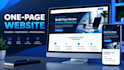 create a responsive one page website