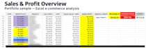 build an excel ecommerce profit dashboard