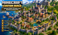 build minecraft medieval towns, villages, hub and historical structures
