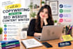 do copywriting and be your SEO website content writer