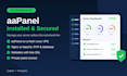 install and configure aapanel on your vps with SSL and security