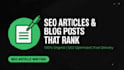 write engaging seo blog post and article