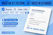 design modern ats resume CV