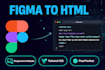 convert figma to responsive HTML CSS website
