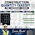 do construction quantity takeoff from PDF or autocad drawings