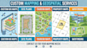 create custom gis maps, site plans, tourism maps, property and wayfinding maps