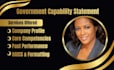 write government contract and business capability statement