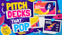 design a professional pitch deck presentation