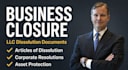 draft llc dissolution, closure documents and corporate resolutions