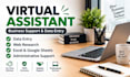be your virtual assistant for data entry and web research