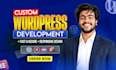 do wordpress website, custom development, landing pages, elementor pro