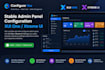 configure you a stable admin panel, xui one, xtreame ui,