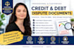 draft a professional debt validation and collection dispute letter