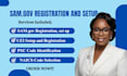 do sam gov registration, uei , cage code, naics and psc code