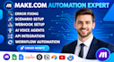 fix make com automation make com expert make com social media scenario made com