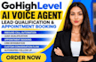 gohighlevel ai agents lead qualification automated follow up appointment booking