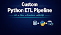build a custom python etl pipeline for your data