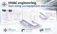 do hvac engineering, duct sizing and equipment selection