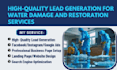 do quality water damage restoration leads, flood cleanup, mold remediation leads