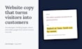 write persuasive website copy that converts
