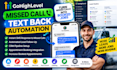 setup gohighlevel missed call text back automation