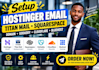 setup hostinger email titan mail squarespace domain godaddy cloudflare bluehost