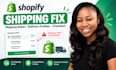 shopify shipping rates fix delivery profiles checkout errors