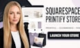 design squarespace printify store printful ecommerce website design and redesign