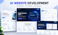 develop ai website, ai chatbot and full stack ai software
