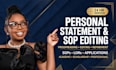edit and proofread personal statements, sops, lors and application documents