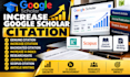 increase and backdate google scholar citations using researchgate and journals