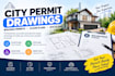 prepare city permit drawings and building permit documents