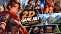 create professional 2d game art character designs