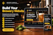 design a modern brewery website for your craft beer business