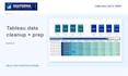 clean and prepare data for tableau dashboards and analysis