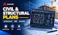 create civil structural architectural and mep plans in autocad