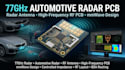design 77ghz automotive radar antenna and high frequency pcb