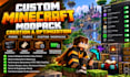 create and optimize a custom minecraft modpack for forge or fabric