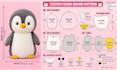 create a custom plush sewing pattern from your character or reference