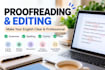 proofread and edit your english text