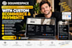 build custom squarespace footer with ecommerce payment setup squarespace design