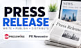 write publish press release distribute press release pr distribution pr newswire