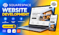 build squarespace website, API integration, redesign, fix custom code automation